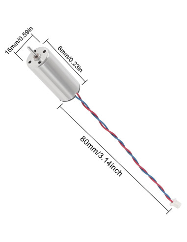 4 Motores Sin Núcleo 615 ALMOCN 15mm 19000KV para Drones