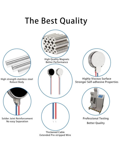 20 Motores de Vibración DC 3V Zard zoop 12000RPM 8cm