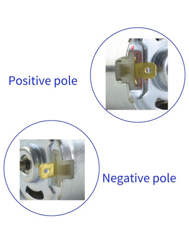 Motor 895 CONQUERALL 12V 6000RPM 24V 12000RPM Doble Eje