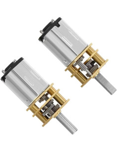 Motor de Reducción DC 3V 15RPM QMseller con Engranaje Metal 2