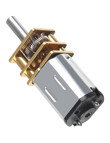 3 Motores de Reducción N20 3V 15RPM Metal para Juguetes RC