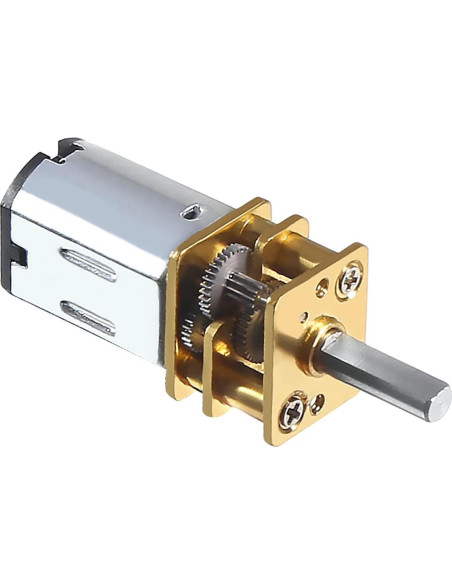 3 Motores de Reducción N20 3V 15RPM Metal para Juguetes RC