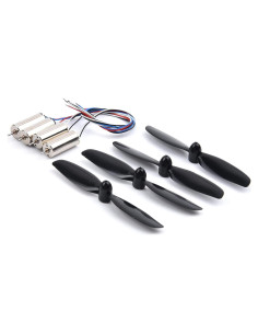 Motores sin núcleo YoungRC 8520 8.5x20mm + Hélices 75mm