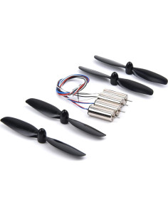 Motores sin núcleo YoungRC 8520 8.5x20mm + Hélices 75mm 2