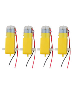 Motor de Caja de Engranajes DC TT Stemedu 3-6V 200RPM 4PCS