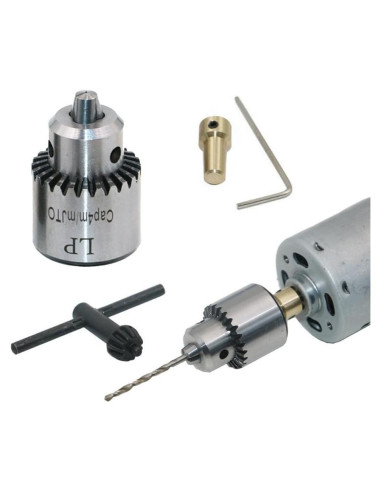 Mini Taladro Eléctrico Yakamoz Chuck 0.3-4mm con Llave