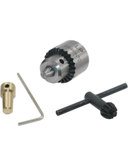 Mini Taladro Eléctrico Yakamoz Chuck 0.3-4mm con Llave