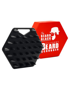 Exfoliador de Barba The Beard Black - Silicona Flexible