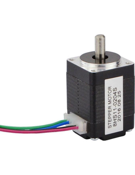 Motor Paso a Paso Nema 8 Bipolar 1.6Ncm 28mm 0.2A 4 Conectores