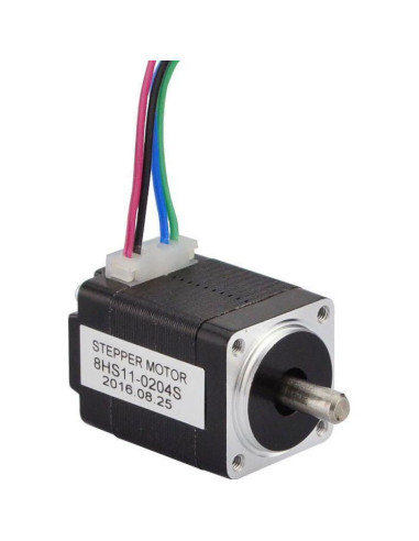 Motor Paso a Paso Nema 8 Bipolar 1.6Ncm 28mm 0.2A 4 Conectores