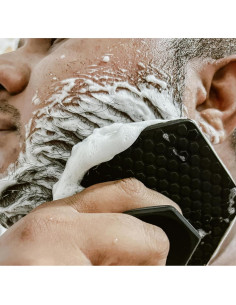 Exfoliador de Barba The Beard Black - Silicona Flexible 2