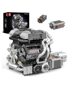 Kit Motor W16 Mould King 10201 2024 Piezas para Construcción