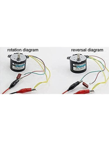 Motor de Engranaje AC BRINGSMART 110V 20rpm Bajo Ruido