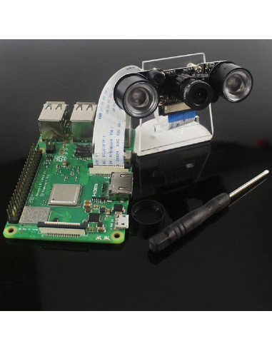 Cámara de Visión Nocturna 5MP Ojo de Pez 130 para Raspberry Pi