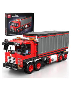 Camión Contenedor Rojo Mould King 24069 630 Piezas