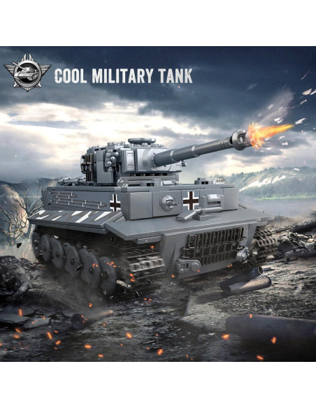 Mould King 20014 Tanque Tigre RC Juguete Construcción 800 Piezas Mould King 20014 Tanque Tigre RC Juguete Construcción 800 Piezas