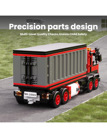 Camión Contenedor Rojo Mould King 24069 630 Piezas