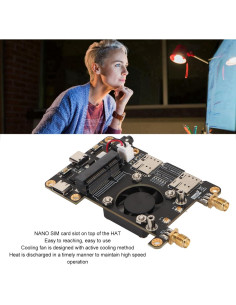 3G 4G LTE Base HAT Yunir para Raspberry Pi y Tinker Board 2