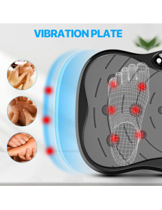 Plataforma de Vibración Mawuye SRK-SZJ para Ejercicio y Drenaje Linfático 2