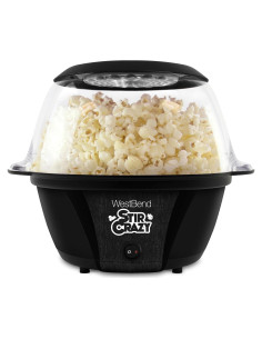 Máquina de Palomitas West Bend Stir Crazy 6 Cuartos Negra