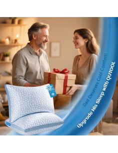 Almohadas de Enfriamiento QUTOOL Estándar 2 Piezas 50.8x66cm 2