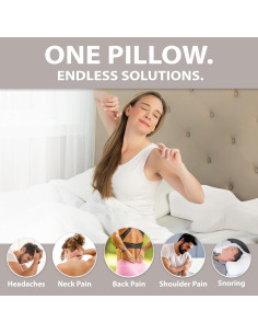 Almohada Ortopédica Therapeutica Grande - Espuma Cervical Firme 2