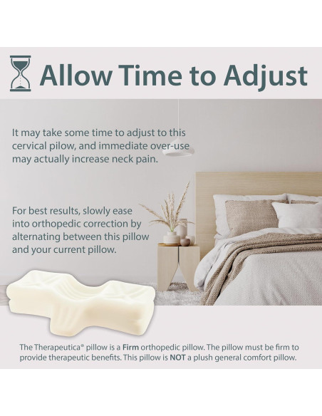 Almohada Ortopédica Therapeutica Grande - Espuma Cervical Firme