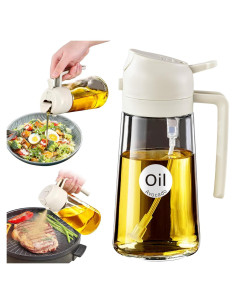 Pulverizador de Aceite de Oliva YARRAMATE 470ml Vidrio BPA Libre