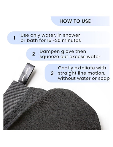 Mitón Exfoliante Kessa SimpleField 100% Viscosa 1 Pieza