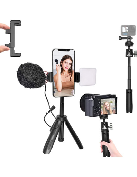 Trípode Mini 3-en-1 Ailight para Teléfono y Cámara - 31 cm