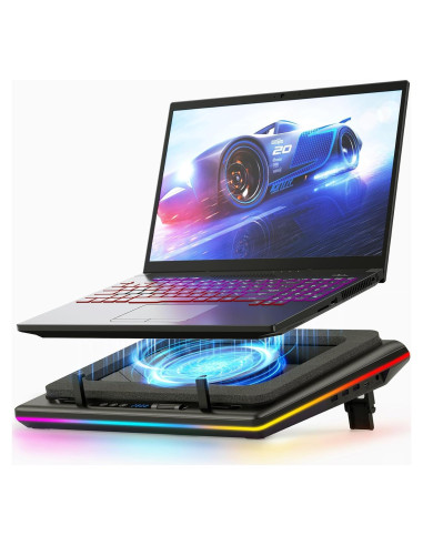 Enfriador de Laptop llano V12 RGB 15.6-21" Ajustable