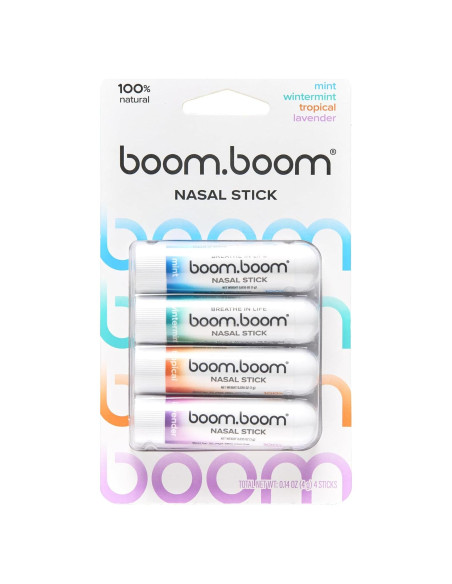 Stick Nasal BoomBoom - Paquete de 4 Fragancias Premium Stick Nasal BoomBoom - Paquete de 4 Fragancias Premium