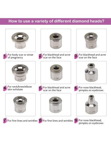 Máquina de Microdermoabrasión Yofuly, 17 Piezas, 65-68 cmHg