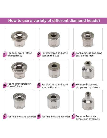 Máquina de Microdermoabrasión Yofuly, 17 Piezas, 65-68 cmHg