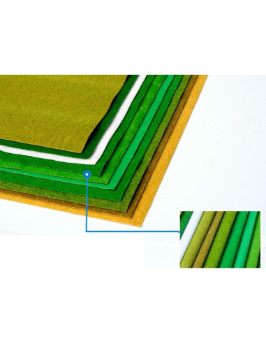 Alfombra de Césped Artificial NWFashion 33x100cm Verde Oscuro