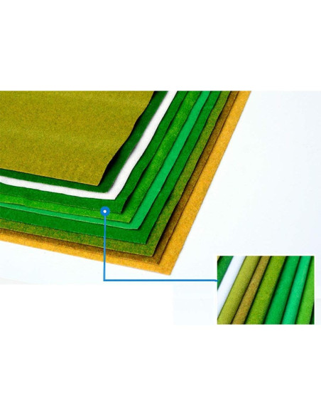 Alfombra de Césped Artificial NWFashion 33x100cm Verde Oscuro