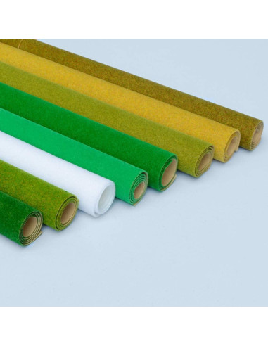 Alfombra de Césped Artificial NWFashion 33x100cm Verde Oscuro