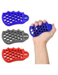 Set de Fortalecedores de Mano LoGest - 3 Niveles de Resistencia