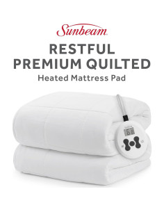 Protector de colchón eléctrico Sunbeam individual 99x191 cm 12 niveles 2