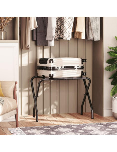 Soporte para Equipaje Plegable HOOBRO Negro 45.36 kg 2