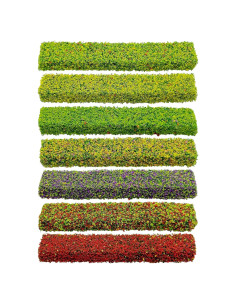 Woohome 7 Tiras Arbustos Miniatura Coloridos para Paisaje DIY