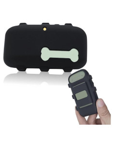 Soporte de Silicona Counlisha para Rastreador GPS Tractive XL Negro