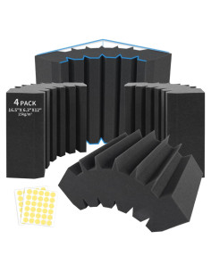 Paquete de 4 trampas de graves acústicas FS03EBT02 41.91x16x30.48 cm