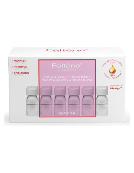 Suero Capilar Foltene para Mujeres - 12 Viales de Regrowth Suero Capilar Foltene para Mujeres - 12 Viales de Regrowth