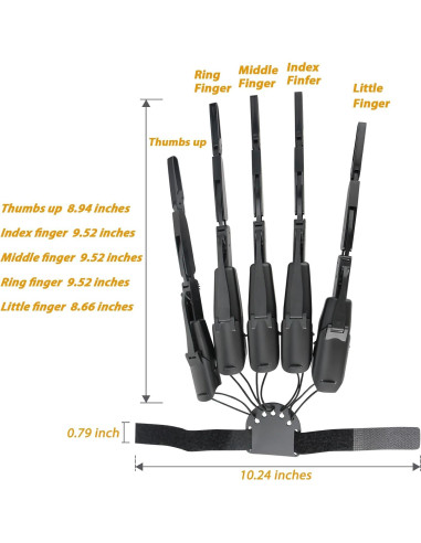 Extensiones de Dedos Articulados NICENICY con Guantes Protectores