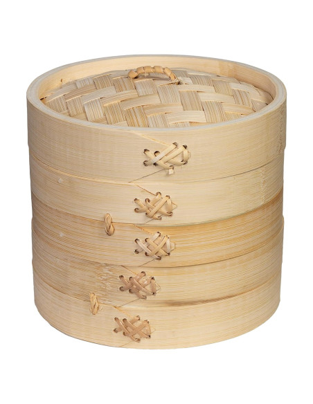 Cesta de Vapor de Bambú Joyce Chen 15.24 cm 2 Niveles