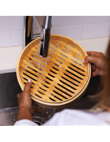 Cesta de Vapor de Bambú Joyce Chen 15.24 cm 2 Niveles