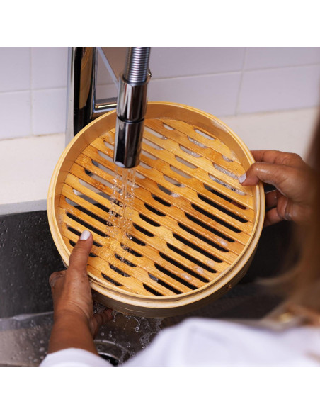 Cesta de Vapor de Bambú Joyce Chen 15.24 cm 2 Niveles