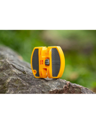 Afilador de cuchillos Smith's 50917 2 pasos portátil amarillo