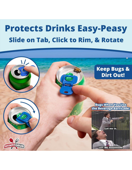 Abrebotellas Avant Grub 6PK Protector de Lata Colorido